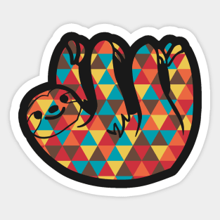 Just Hanging - Retro Mix Colours Sticker